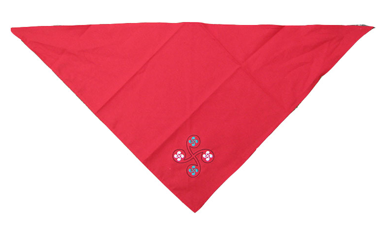 Foulard  avec 4 croix basque