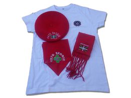 Ensemble de fête basque avec tee shirt