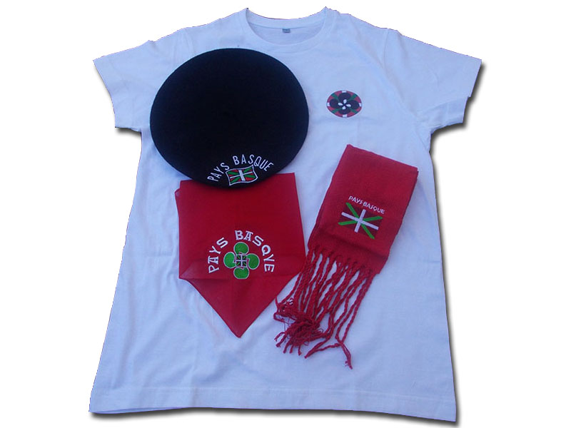 Ensemble de fête basque avec Tee shirt